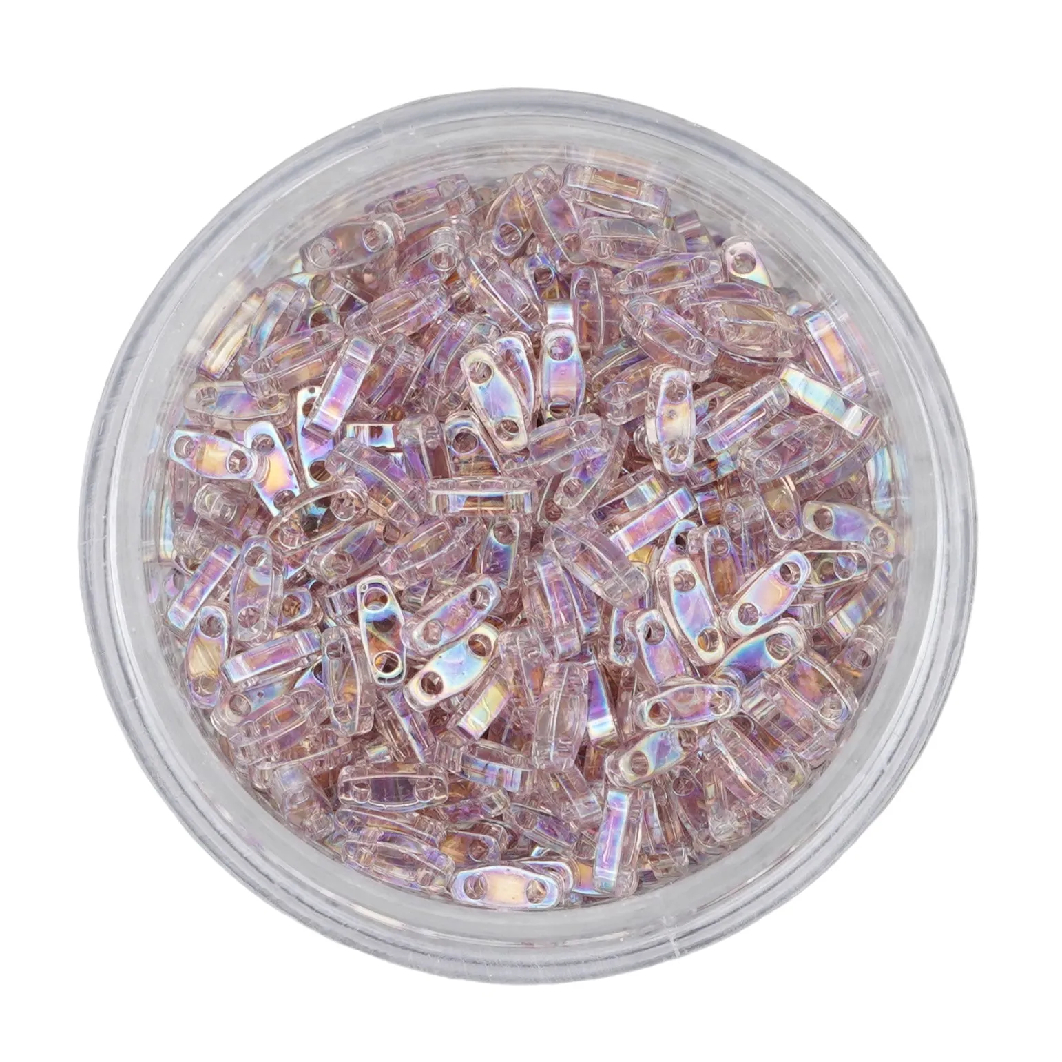 0256 Tila Beads - Amethyst Rainbow