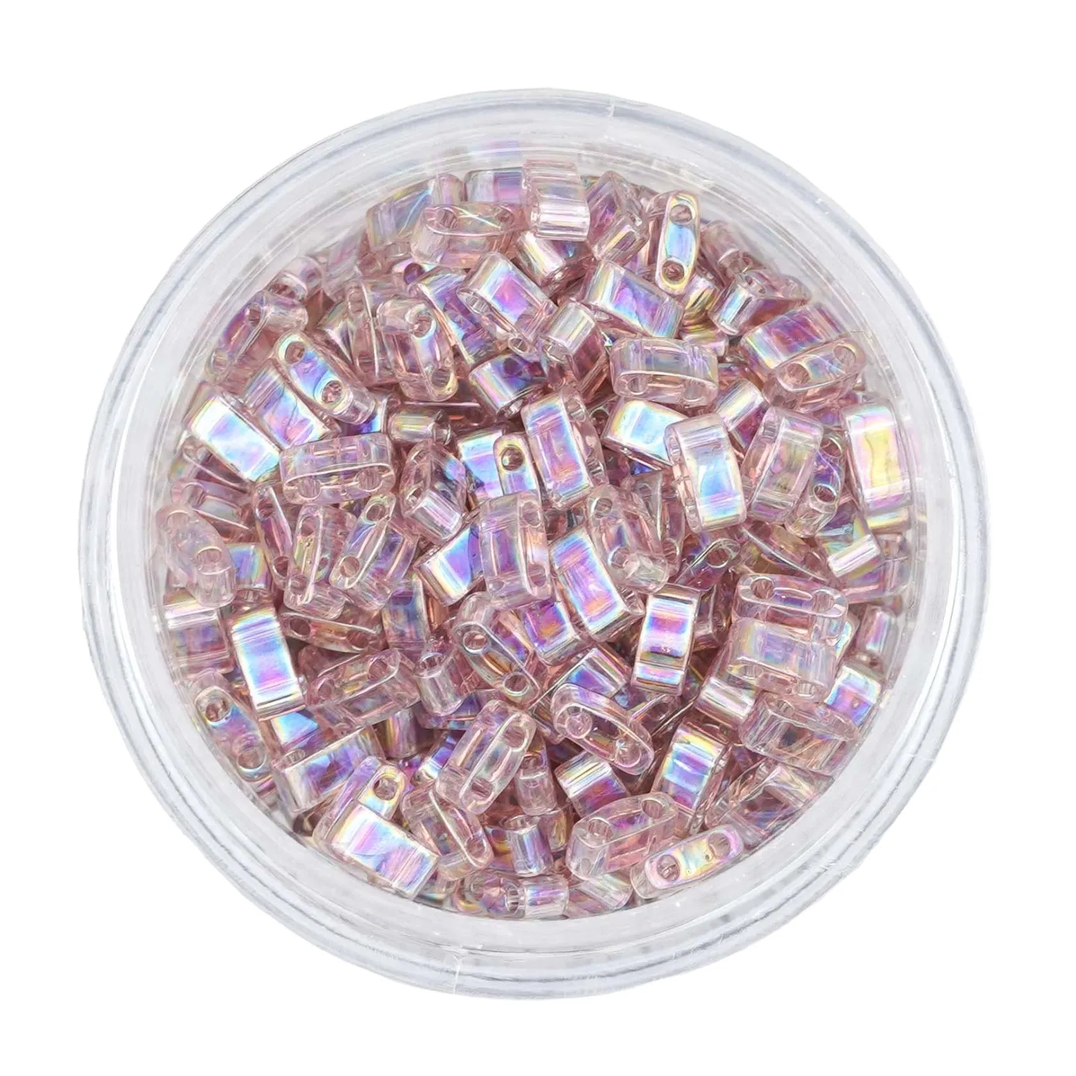 0256 Tila Beads - Amethyst Rainbow