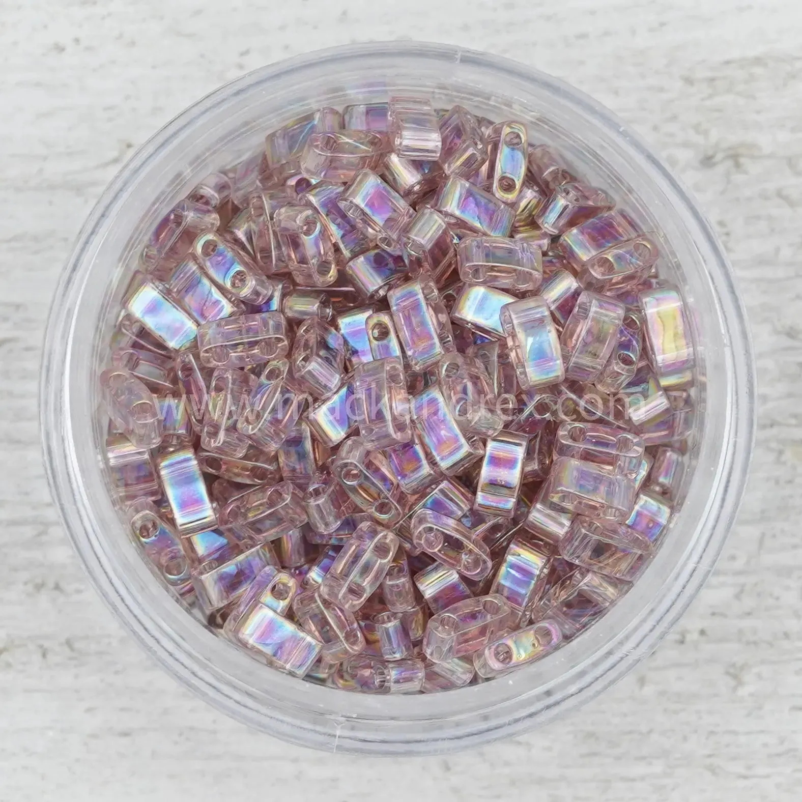 0256 Tila Beads - Amethyst Rainbow