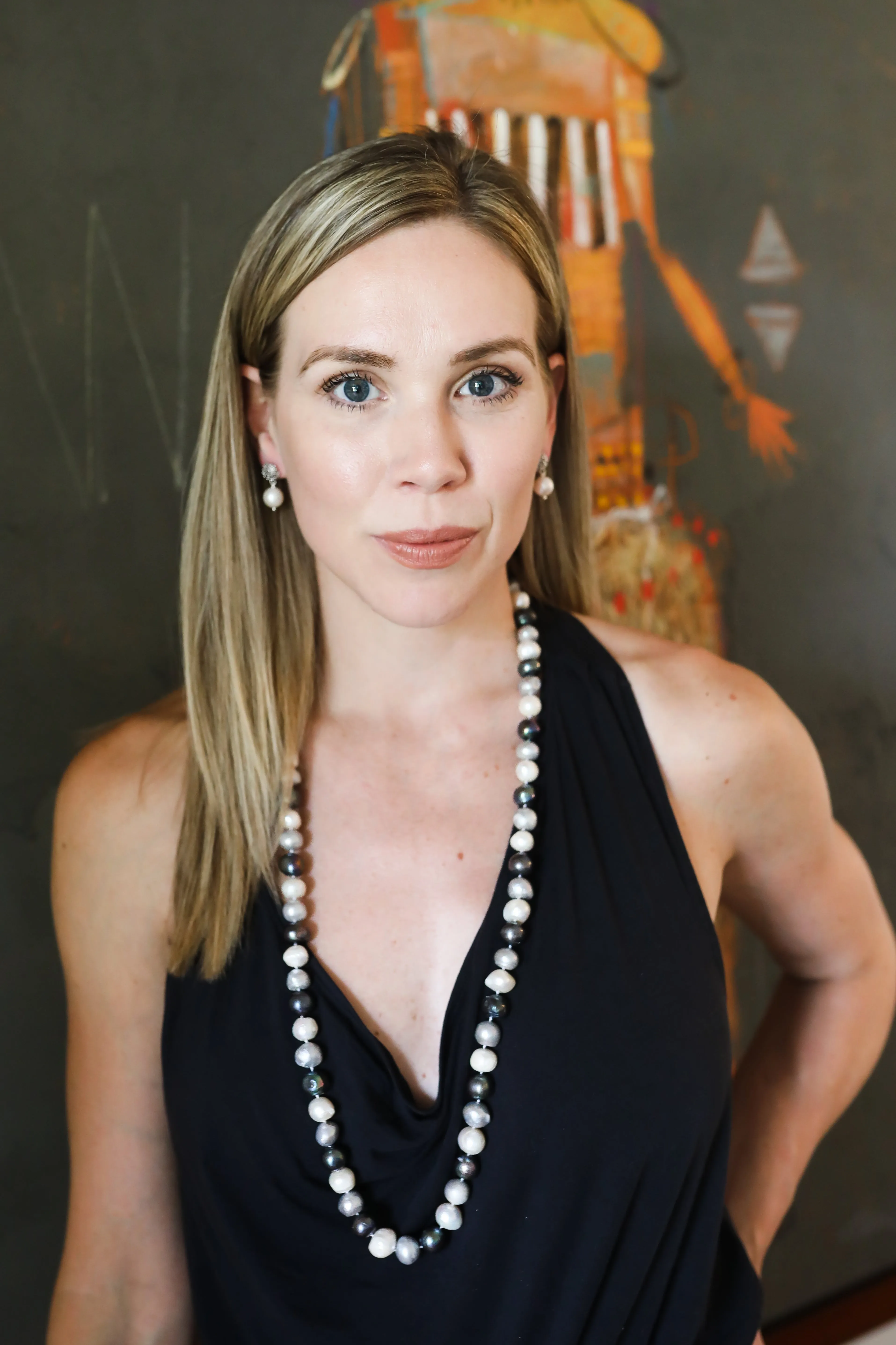 103-DM | DARK MIX 34" BAM BAM NECKLACE