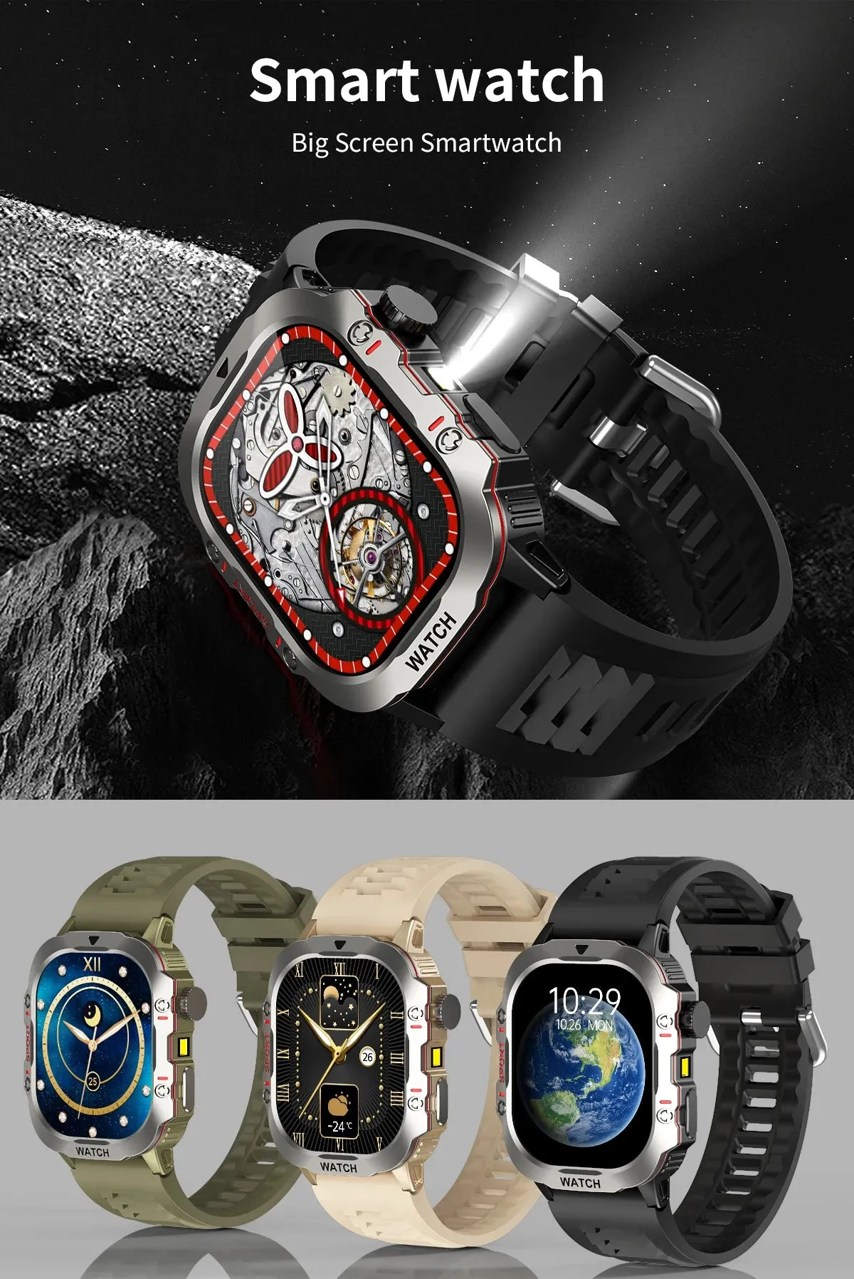 2024 New LED Men's Smart Watch