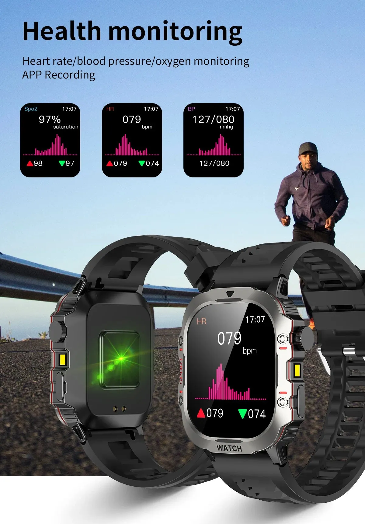 2024 New LED Men's Smart Watch