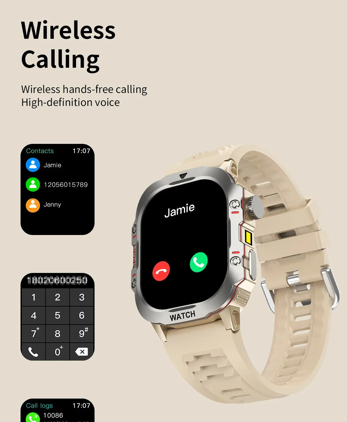 2024 New LED Men's Smart Watch