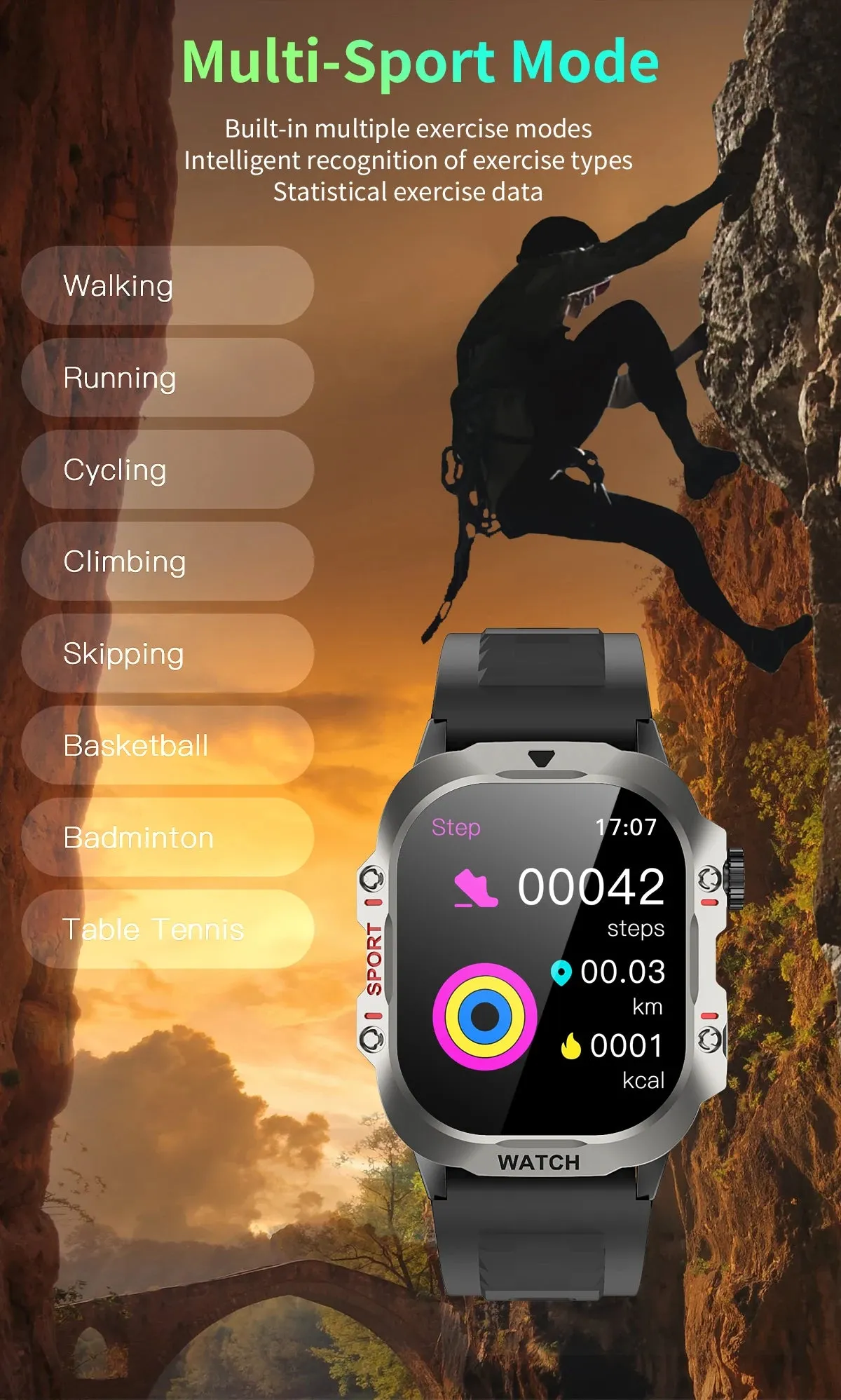 2024 New LED Men's Smart Watch
