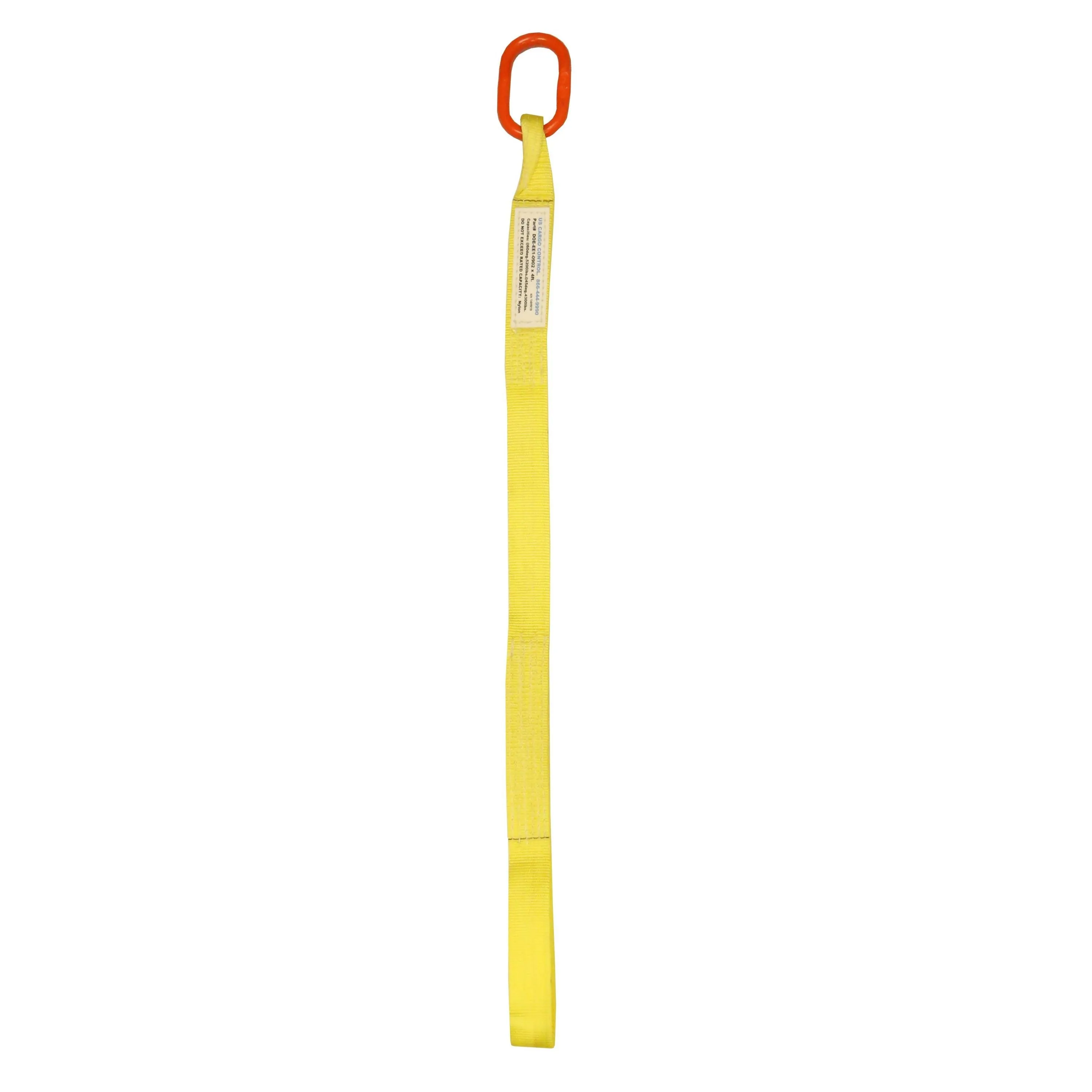 2"x4' (1 ply) Single Leg Nylon Sling w/ Master Link & Sewn Loop