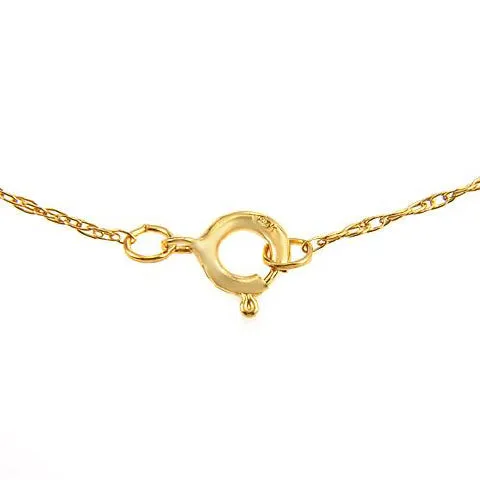 4.35 Carat 14K Solid Yellow Gold Belong To You Garnet Necklace