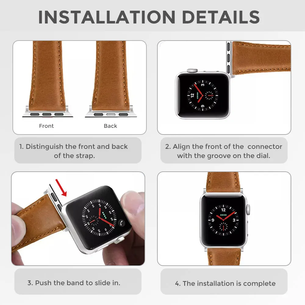 Apple Watch 41mm / 40mm / 38mm | Metal Straps | Black