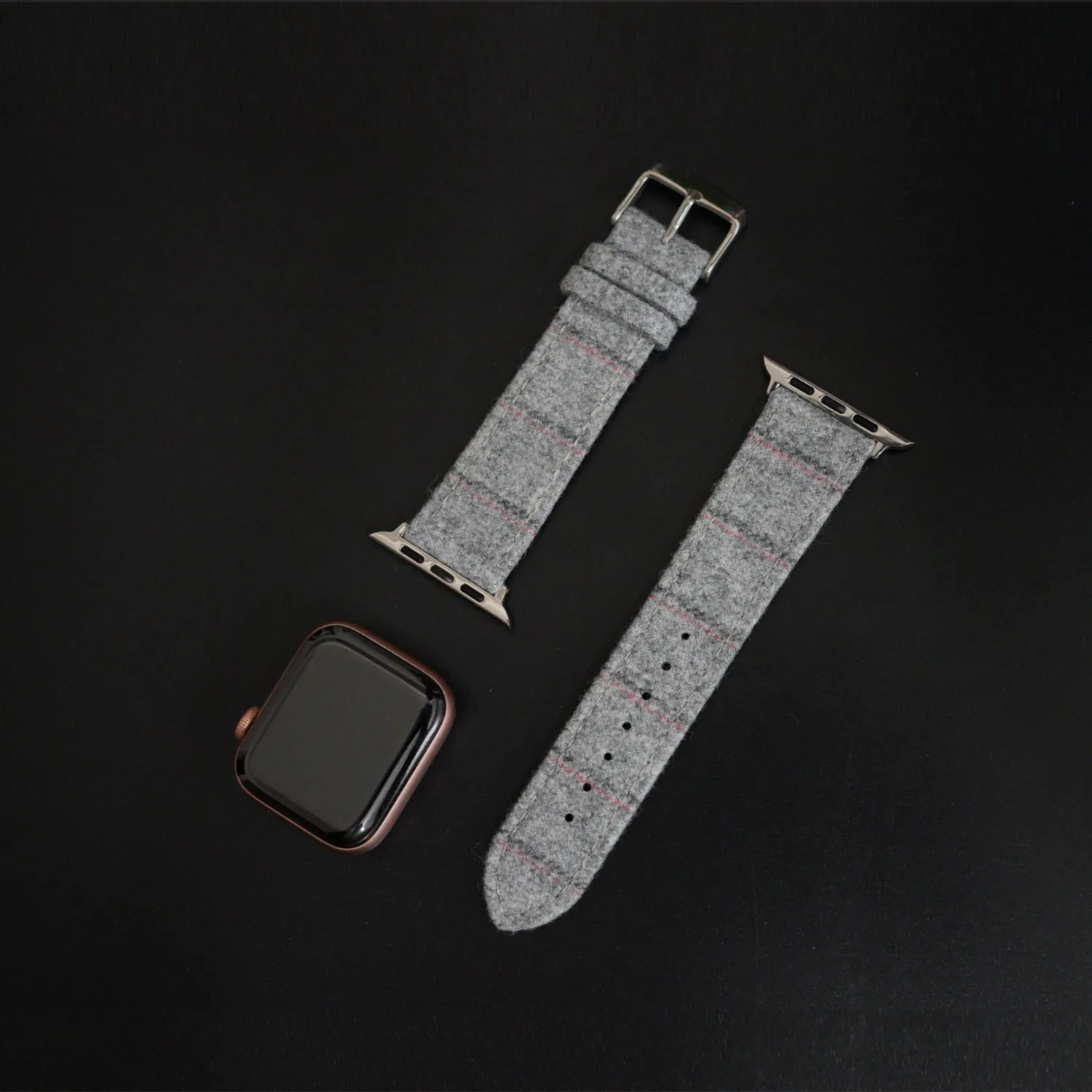 Apple Watch LIGHT GREY DOUBLE STRIPE