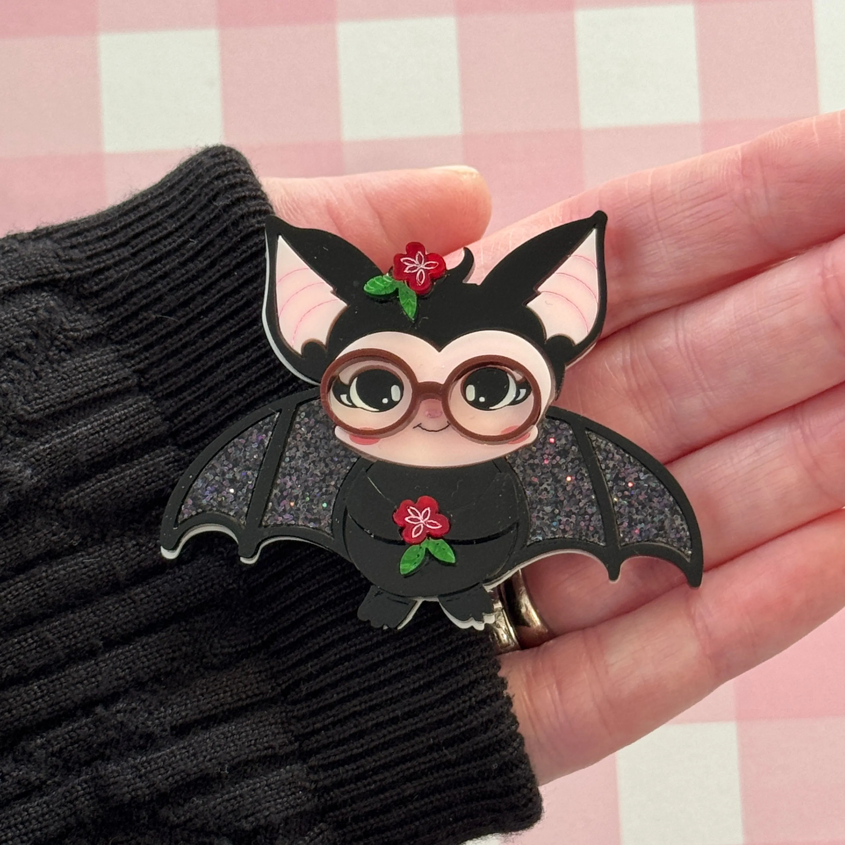 Bella the bat 🦇 - Brooch - Set of 2
