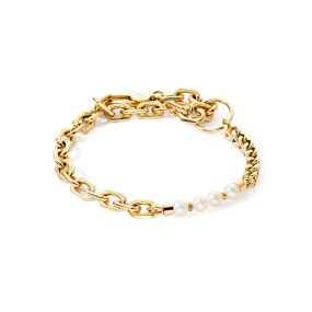 Bracelet Shape Shifter Freshwater Pearls gold