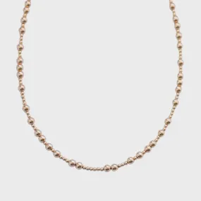 Brooke Ball Bead Choker | Rose Gold