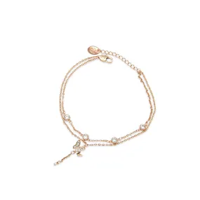 Butterfly Cubic Zirconia  Bracelet