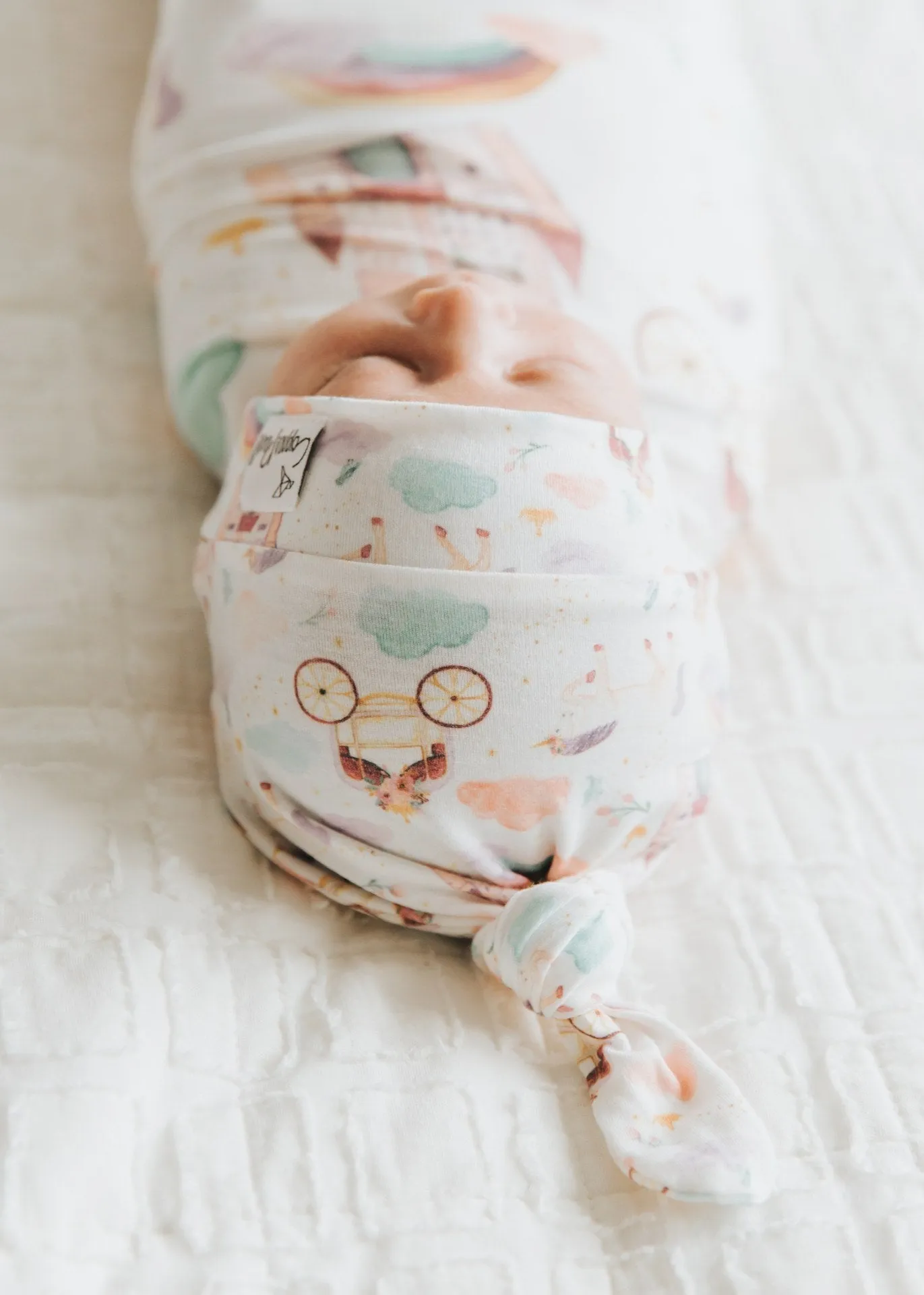 Copper Pearl Enchanted Top Knot Hat