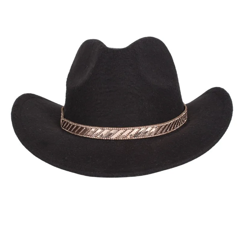 Cowboy Crystal Leather Hat Bands