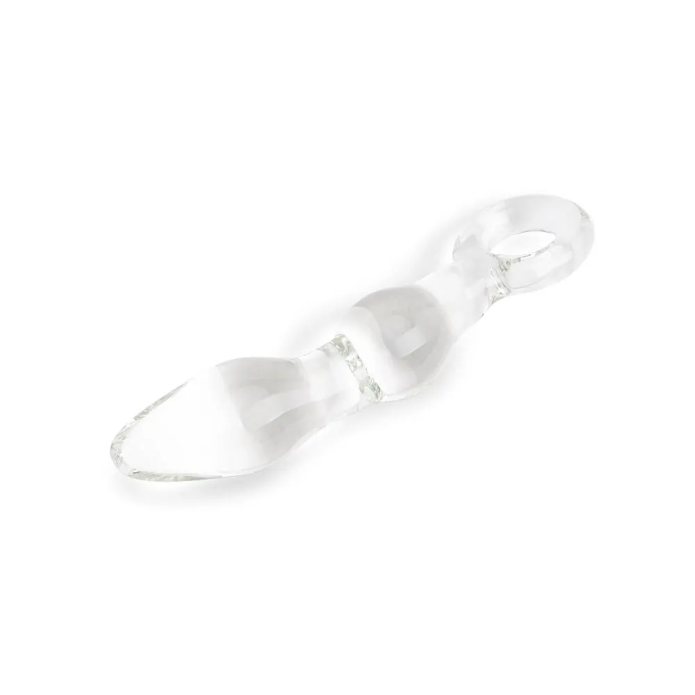 Curved Beaded Butt Plug