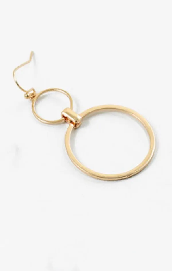 Double Circle Earrings