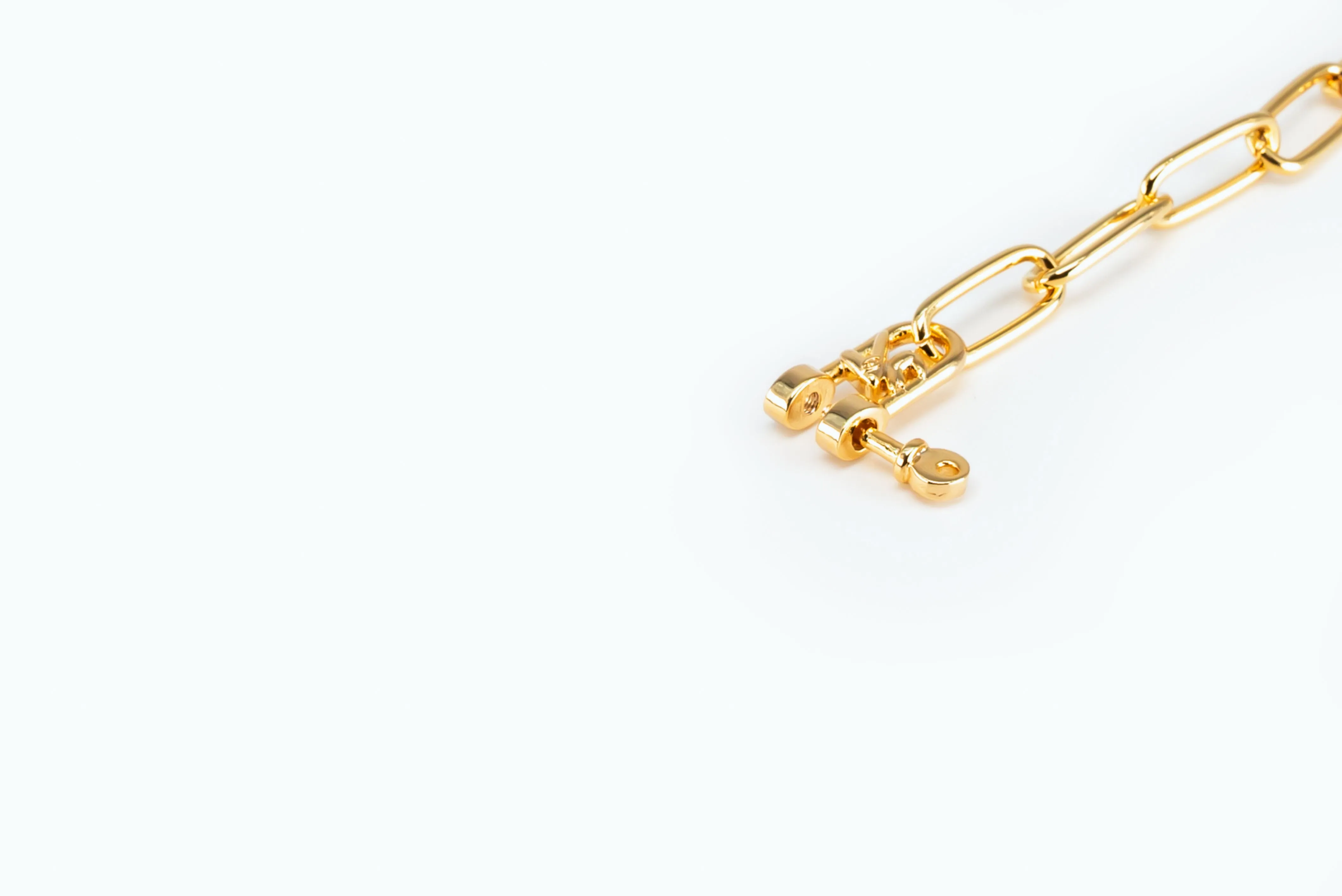 Electro Signature Chain Bracelet Gold Sunkiss Red