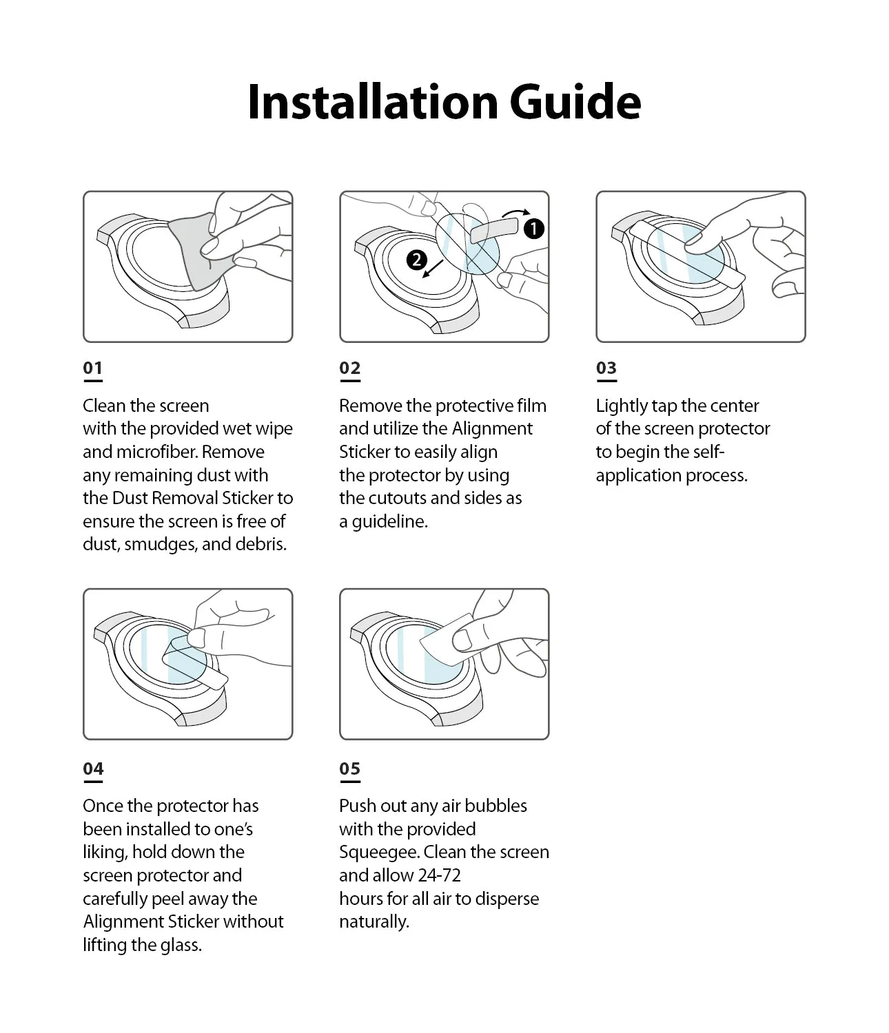 Galaxy Watch 5/4 40mm Screen Protector | Glass - R4
