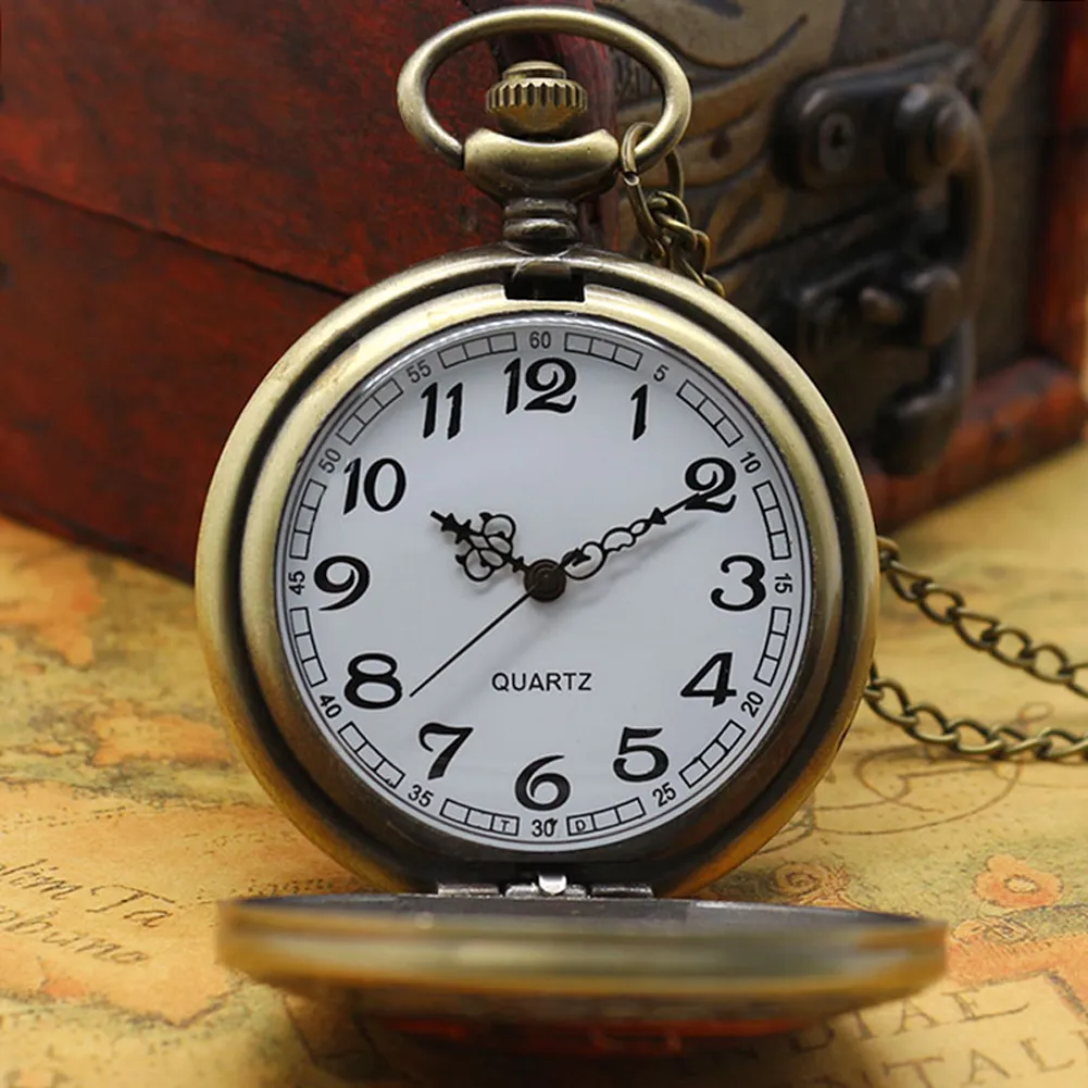 Goth Skull Pocket Watch