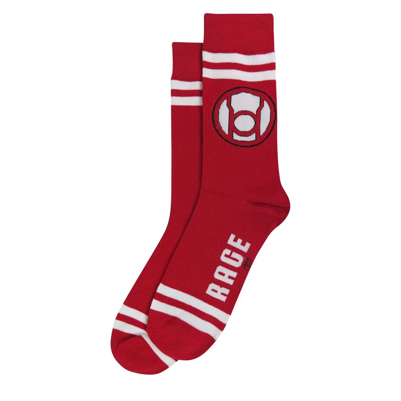 Green Lantern Red Lantern Rage Socks