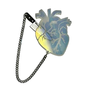 Heart of Aghast Brooch - Iridescent