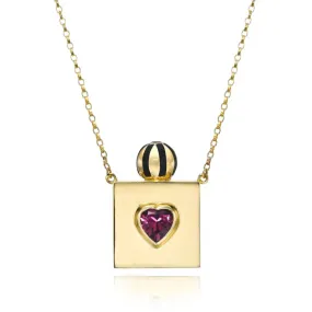 Heart Vessel Box Necklace