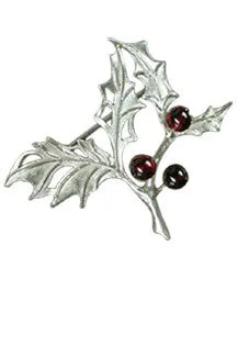 Holly Brooch