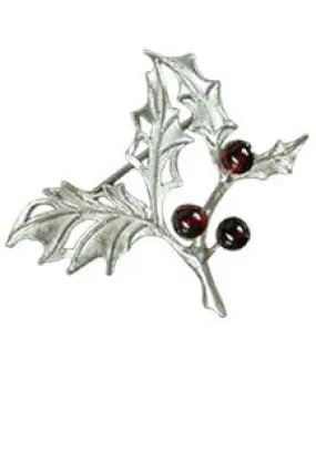 Holly Brooch
