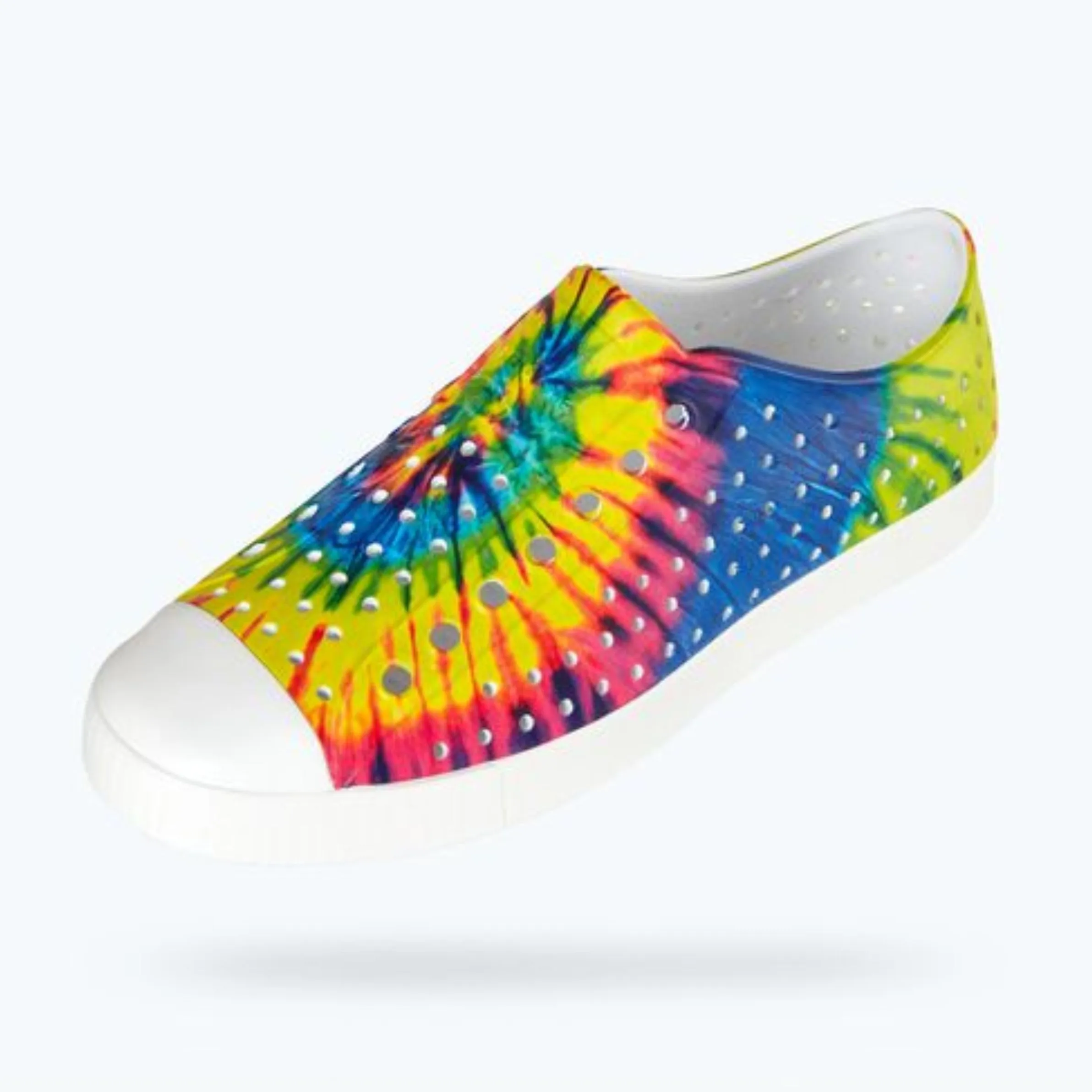 Jefferson Print (Shell White   Shell White   Neon Multi Tie Dye)