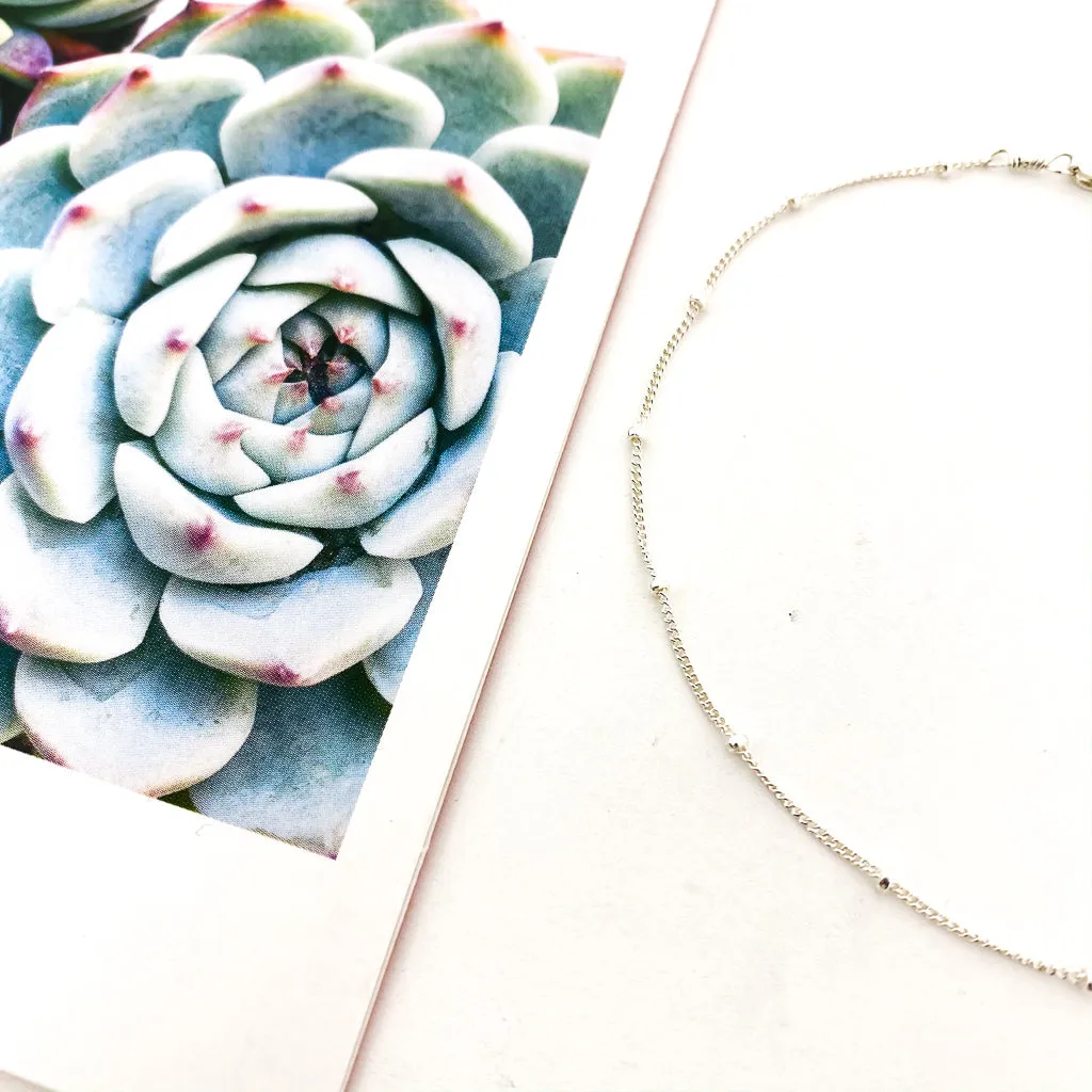 Jenna Design Satellite Chain Anklet