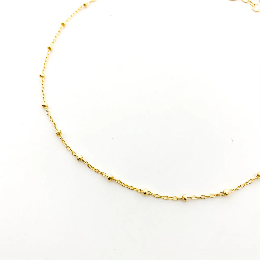 Jenna Design Satellite Chain Anklet