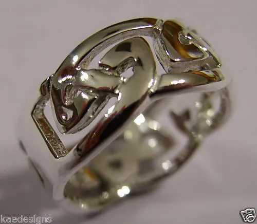 Kaedesigns GenuineSolid New Sterling Silver 925 Large Celtic Ring