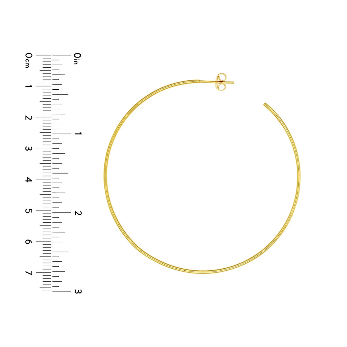 Large Gold Hoop Earrings 4690140