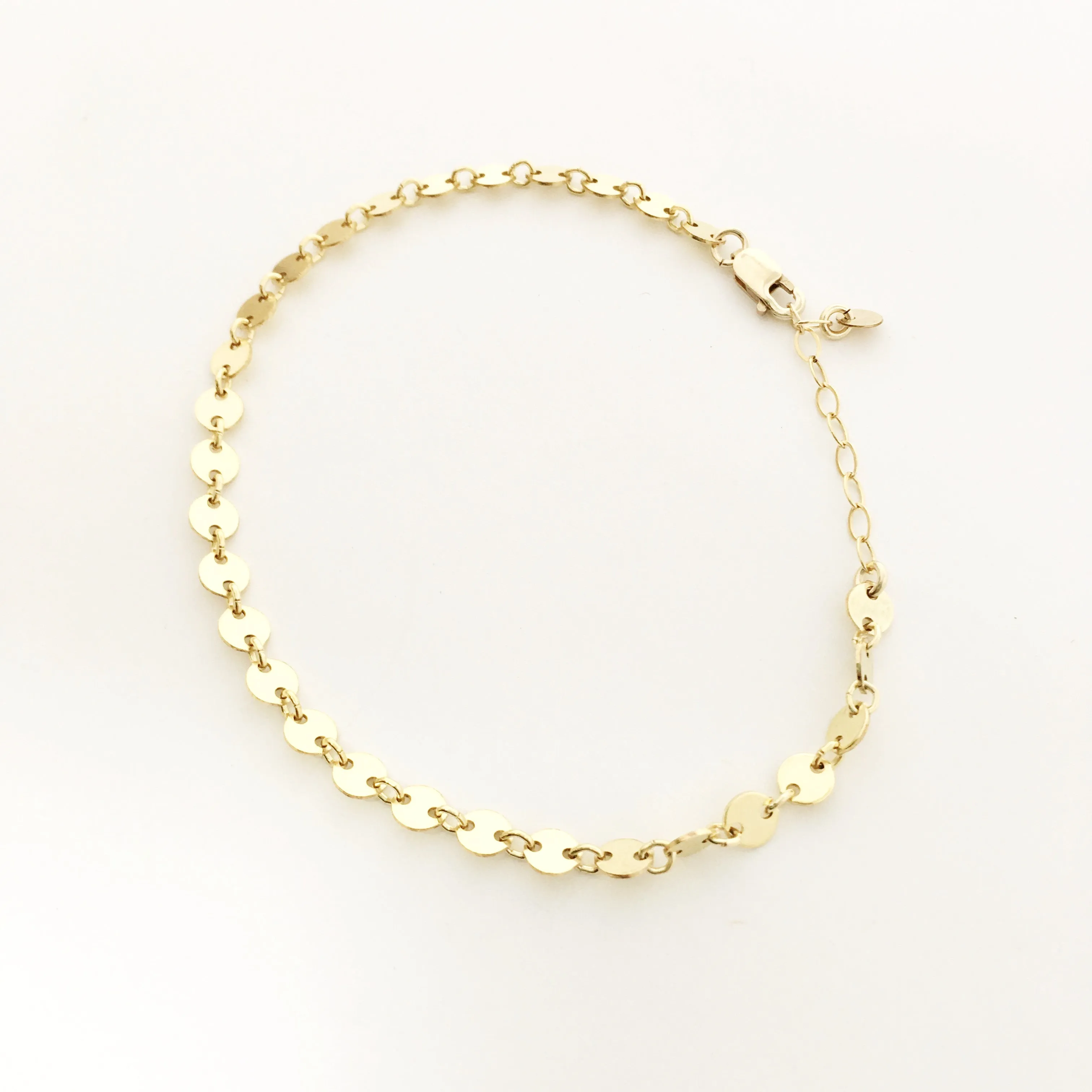 Luna Disc Chain Bracelet