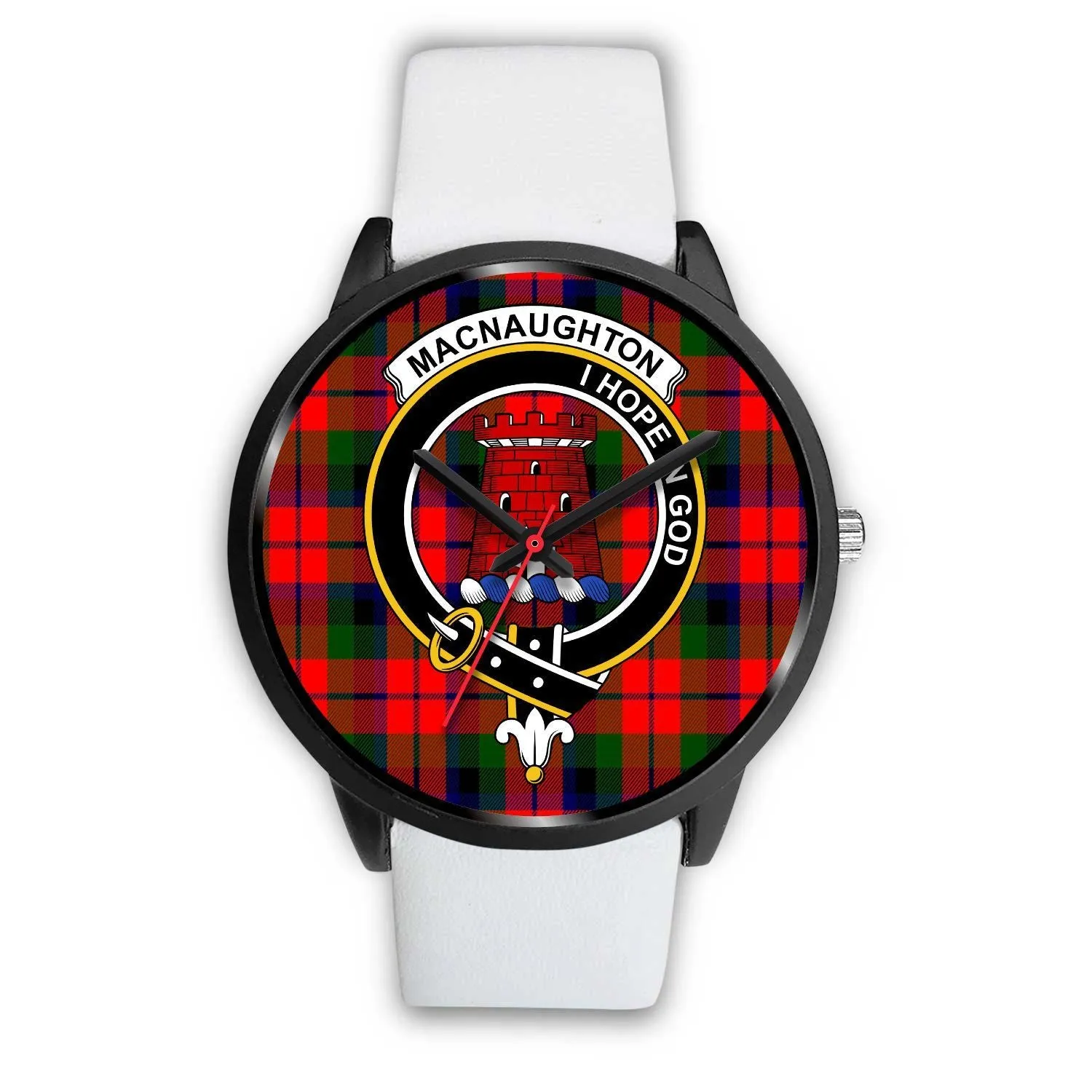 MacNaughton Modern Clan Badge Tartan Black Watch