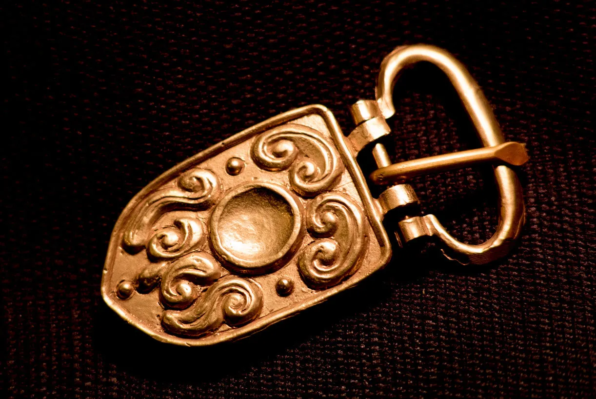 Mongol belt Buckle from Russia - W-85