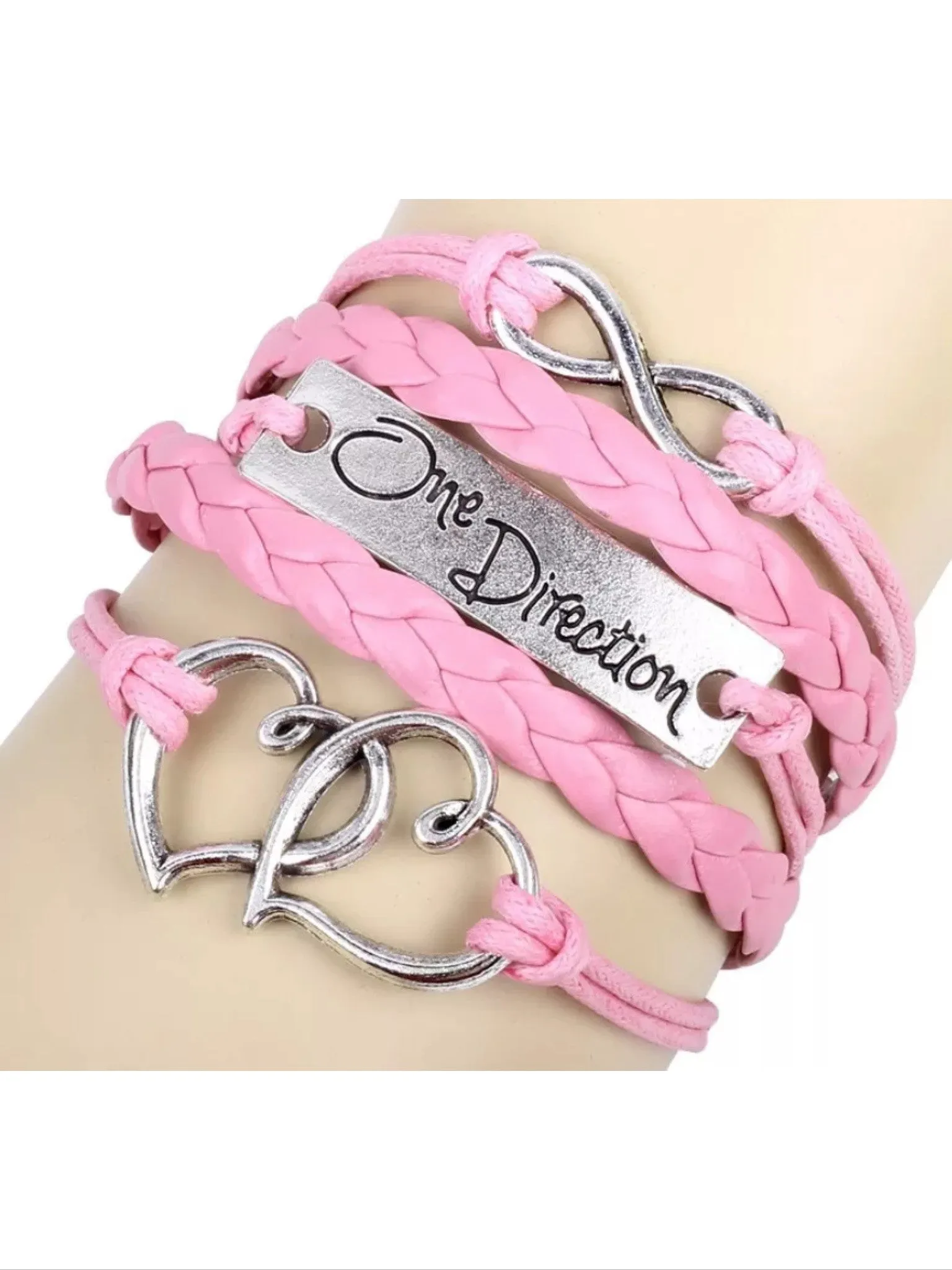One direction leather style bracelet
