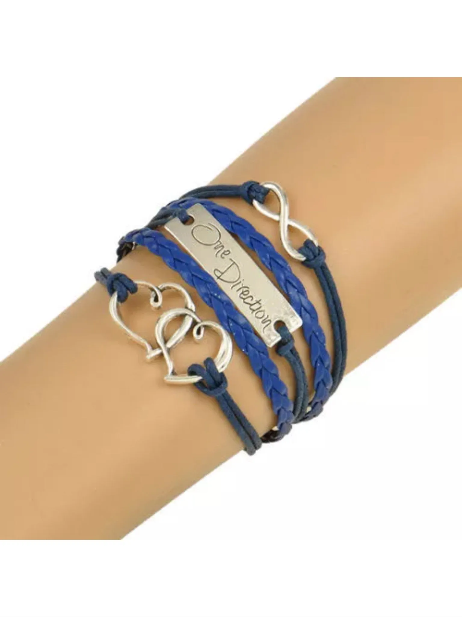 One direction leather style bracelet