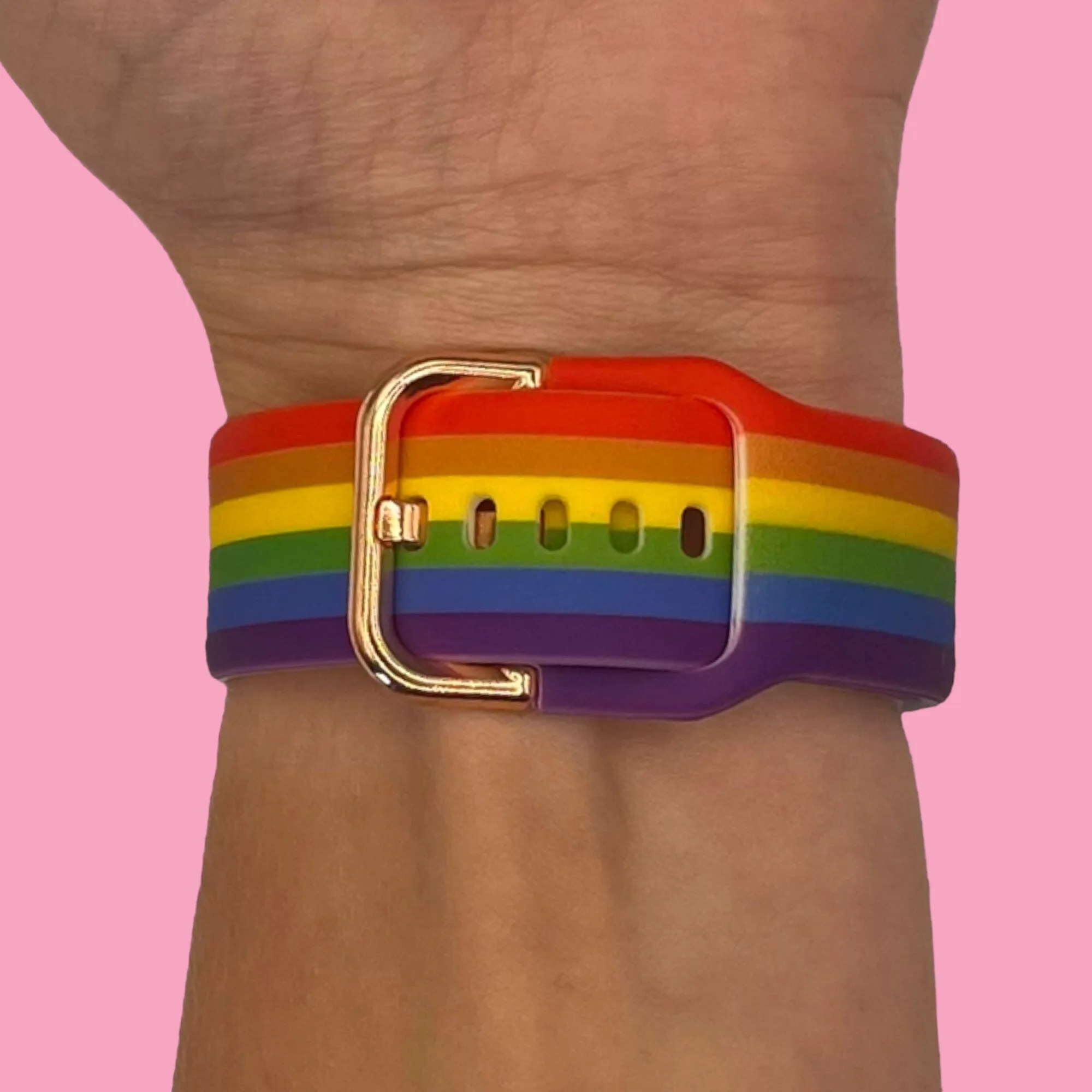 Rainbow Watch Straps compatible with the LG Watch
