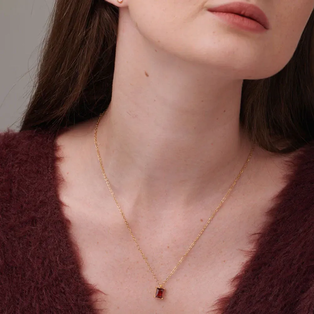 Red Garnet Necklace