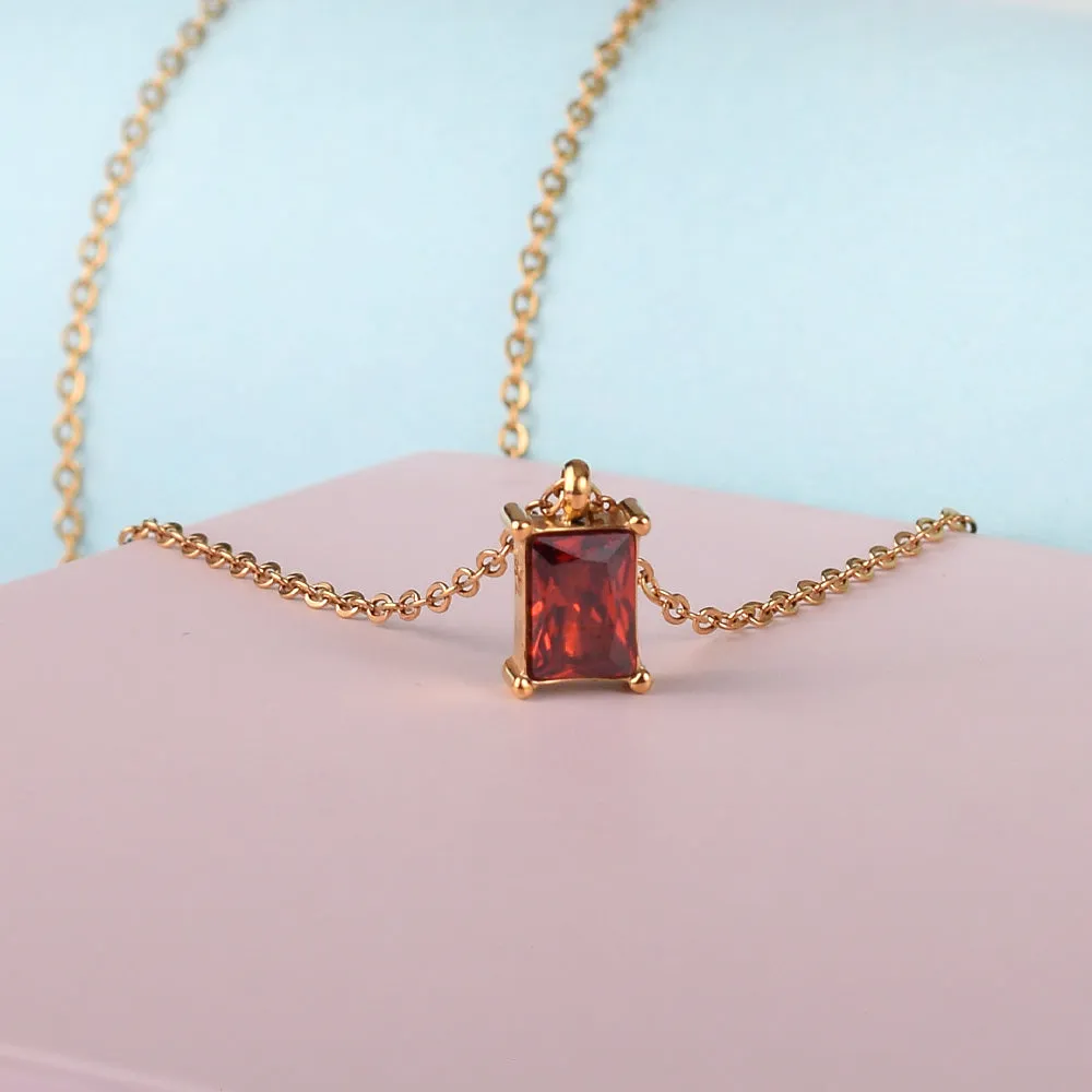 Red Garnet Necklace