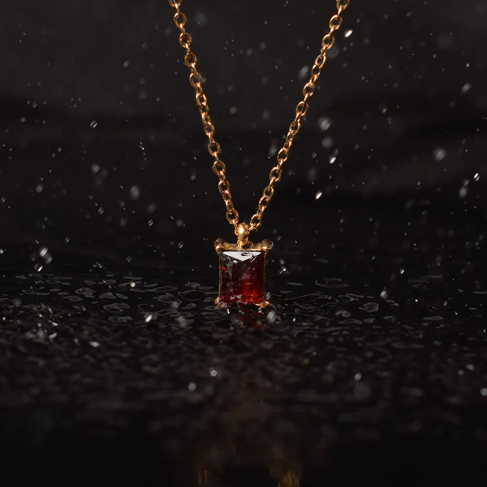 Red Garnet Necklace