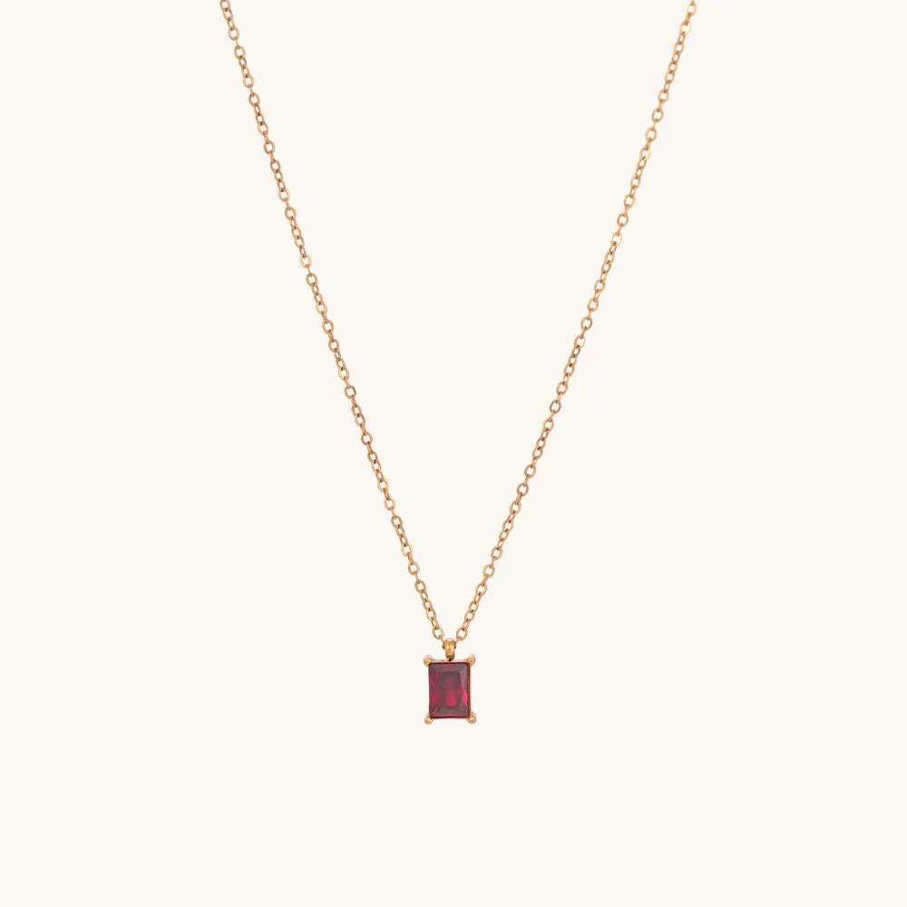 Red Garnet Necklace