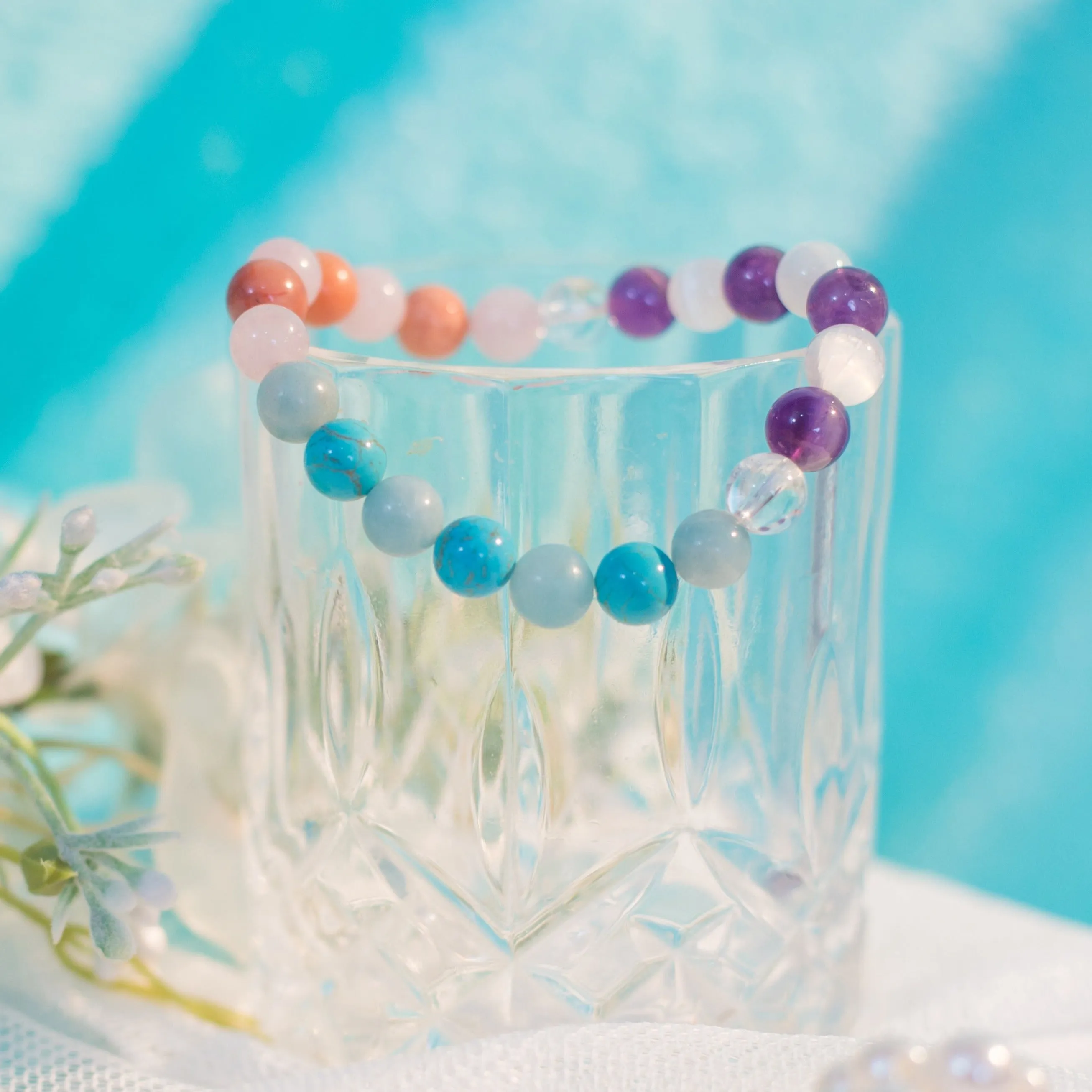 Relieve Stress Anxiety Crystal Bracelet