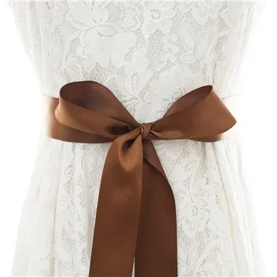 Rose Gold Rhinestones Crystal Wedding Dress Belt And Sash, Handmade