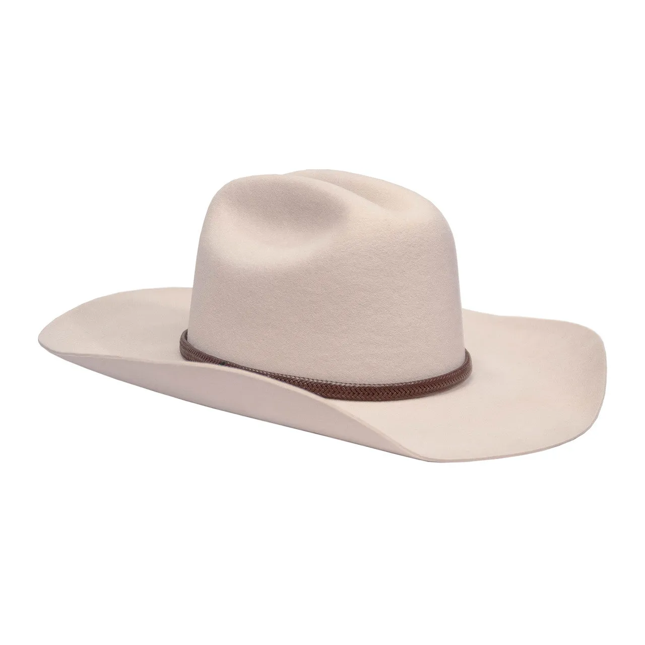 Saint Martin - "Cattleman" with Leather Band Cowboy Hat