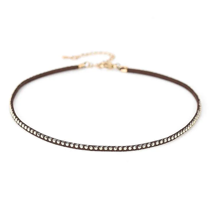 Southwestern Suede Choker Set