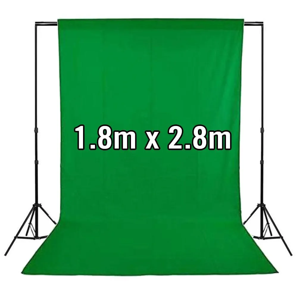Spectrum Chroma Key Green Screen Pro Gaming 18" Ring Light Setup
