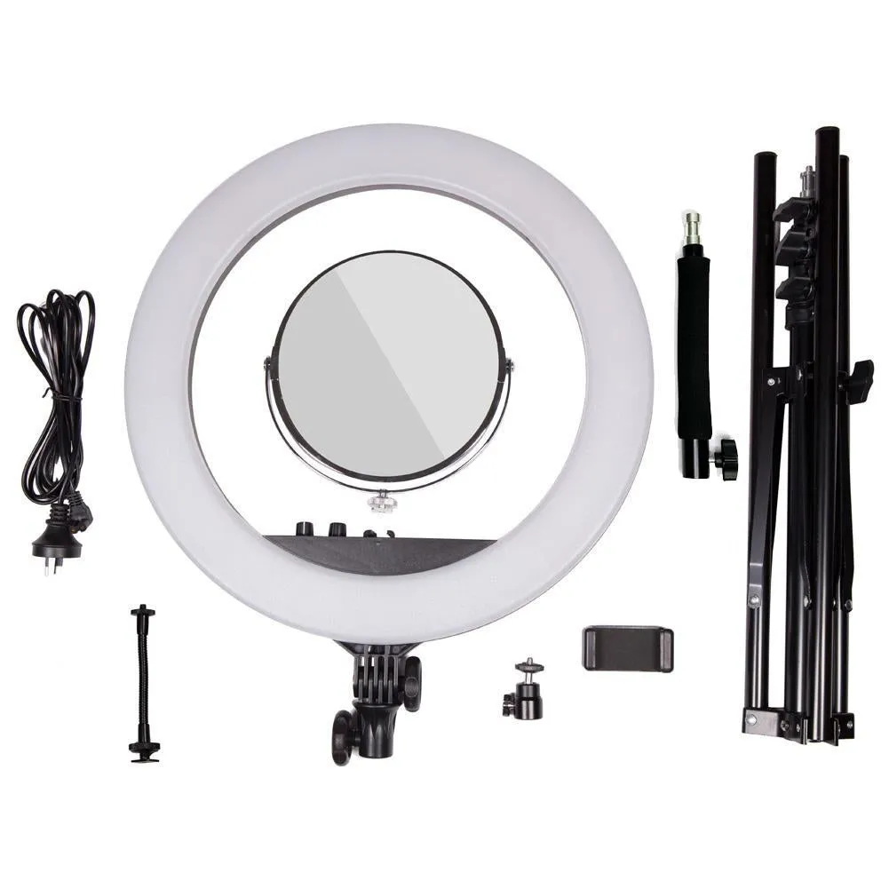 Spectrum Chroma Key Green Screen Pro Gaming 18" Ring Light Setup