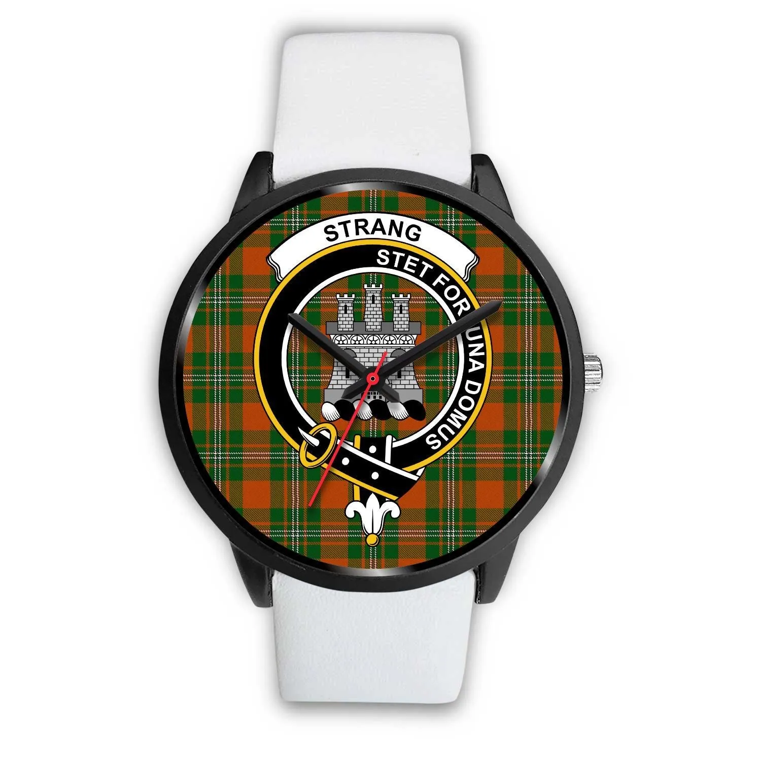 Strang Clan Badge Tartan Black Watch